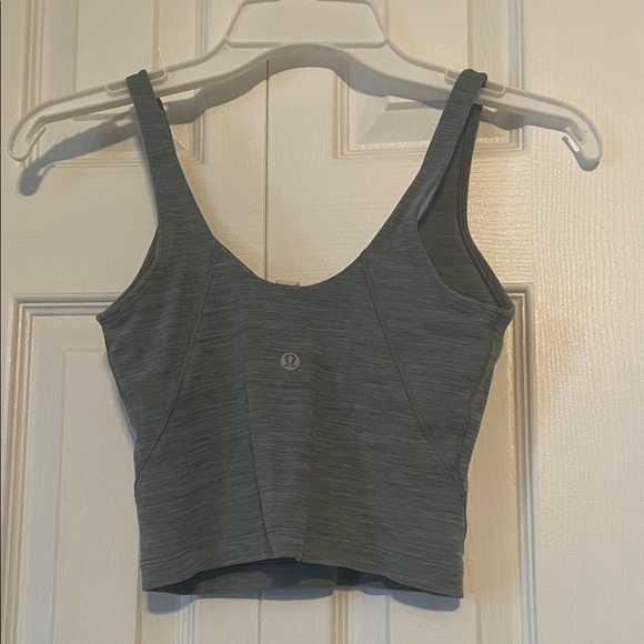 Lululemon Heather Green Align Padded Tank -Size 2 - Picture 12 of 16